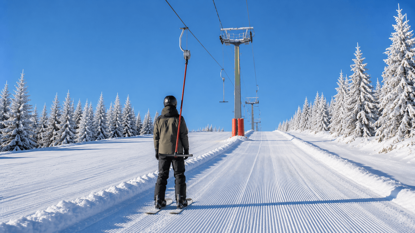 J-bar surface lift